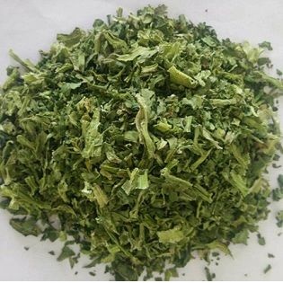 Dehydrated spinach